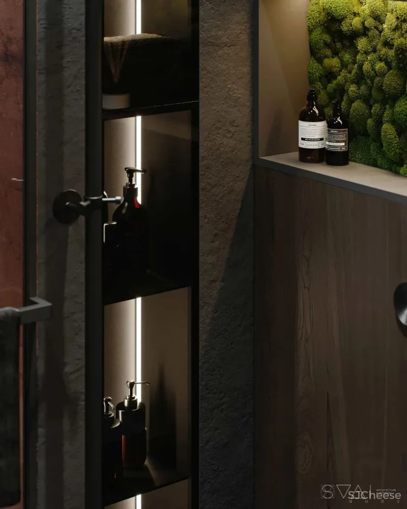 90㎡黑色沉稳，豪宅范儿十足