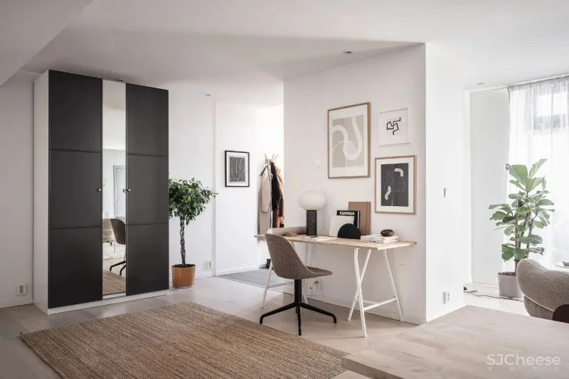 60㎡温柔知性的美,瑞典单身女子公寓