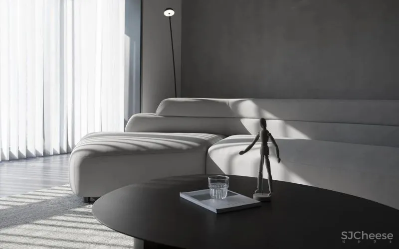 黑暗里的温和纯粹,回归空间的素净情怀 墨然设计