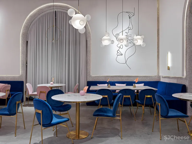 Lenz Architects 159㎡ 粉色餐厅设计