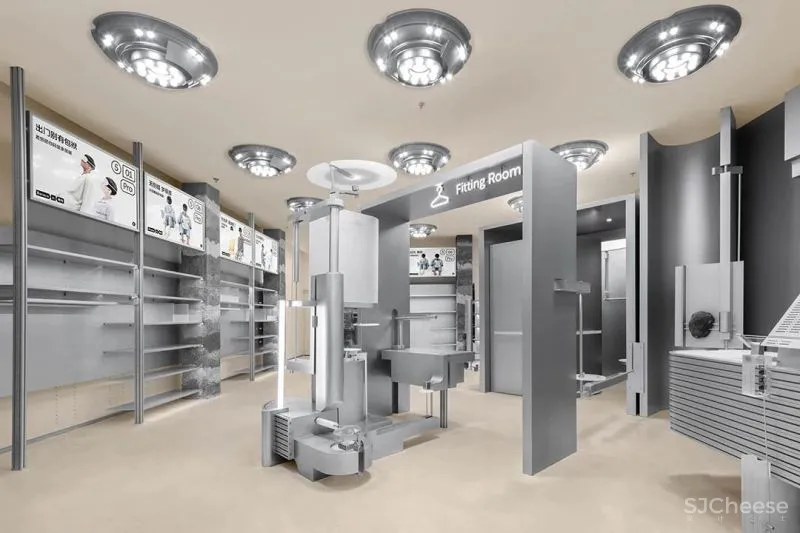 Some Thoughts 李京泽 蕉内深圳概念店,探索机械美学装置的趣味性