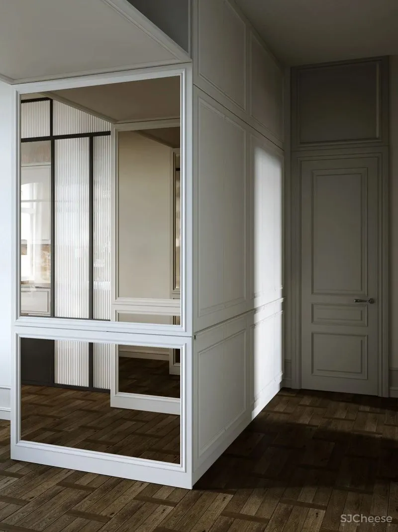 这是一间追求复古风的公寓,却恰到好处地加入了现代元素