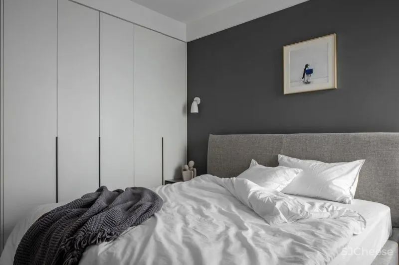 皇家蓝与爱马仕橙,极简空间的时尚活力感 宏福樘设计