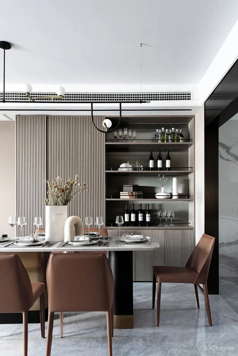 其境设计:凸显空间的自然美学,暖色调下的简洁随性!