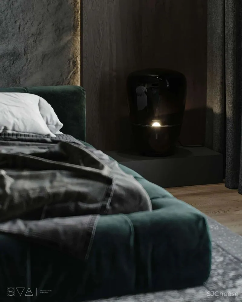 90㎡黑色沉稳，豪宅范儿十足