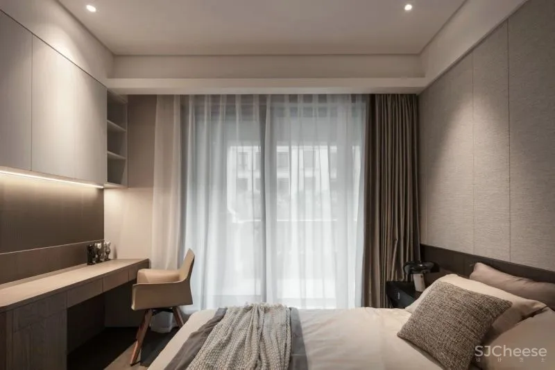 180㎡简约大平层，温和质感的湖畔住宅 南筑设计