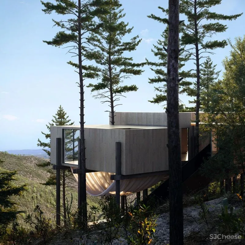 OBRIY新作 一座置身于山林间的瑜伽馆