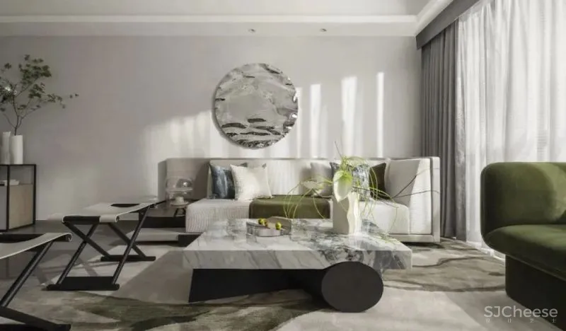 水墨韵律 素雅花艺,独有的东方气韵 观致设计