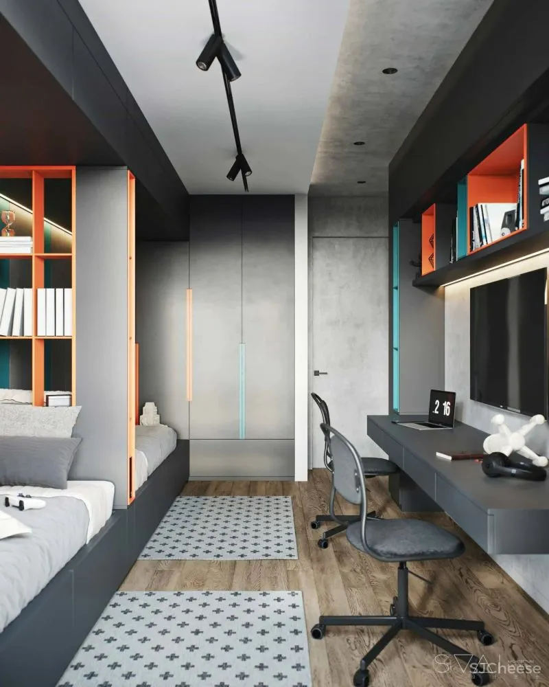 90㎡黑色沉稳，豪宅范儿十足