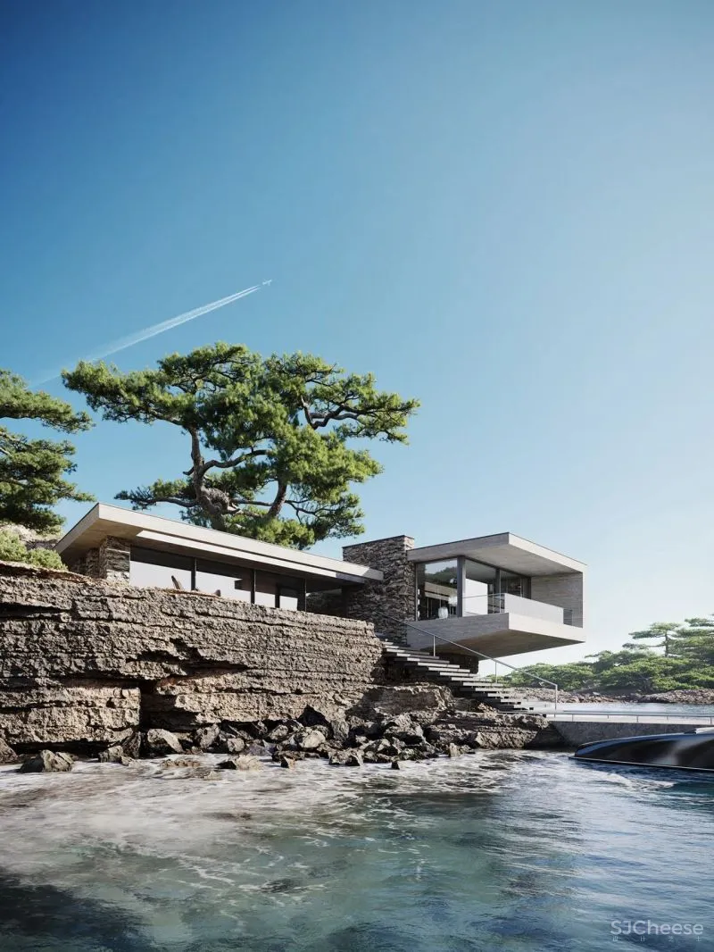 与自然共生别墅设计 邂逅一抹安静与治愈