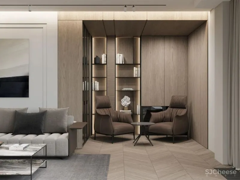 190㎡三居室，拥有阳光大露台，宁静简练！