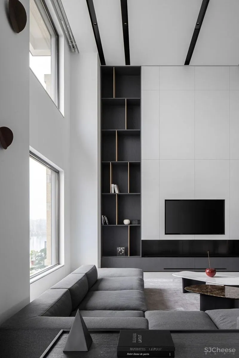 上海亦鉴设计 刘宏 760m² 极简别墅,精神走向自由!