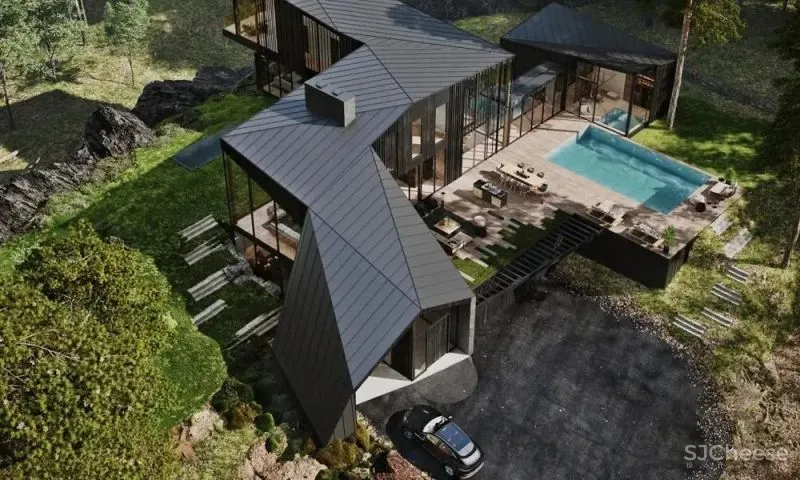 全球唯一保时捷豪宅大楼,跑车直接开进去