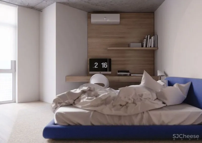 蓝灰色轻工业风，鲜活又沉稳！