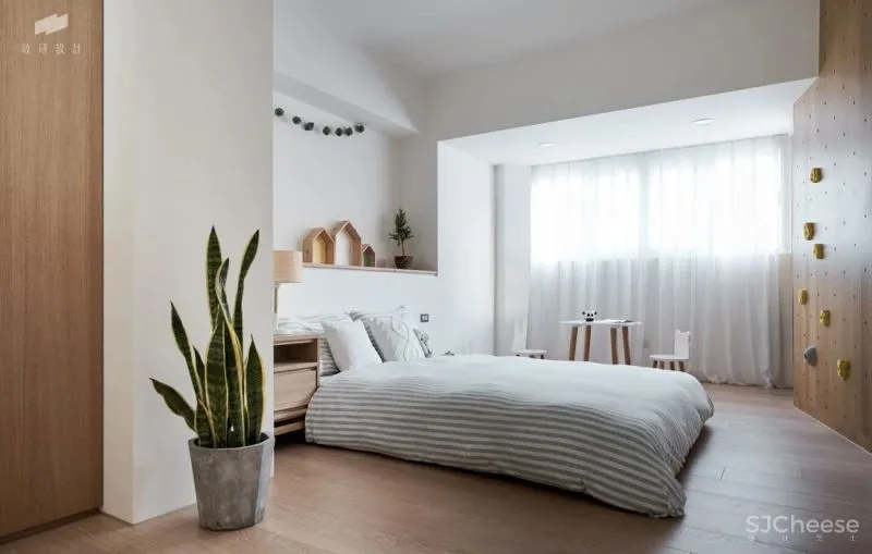 165㎡原木复式,温暖质感