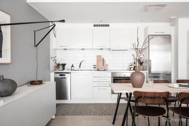 60㎡温柔知性的美,瑞典单身女子公寓