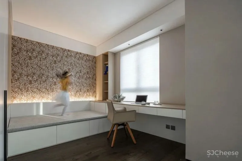 180㎡简约大平层，温和质感的湖畔住宅 南筑设计