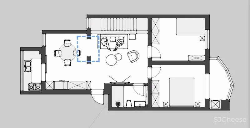160㎡老房重装,不动硬装也能出彩