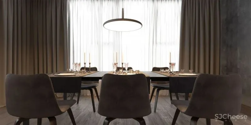 161㎡现代优雅,暗黑魅力