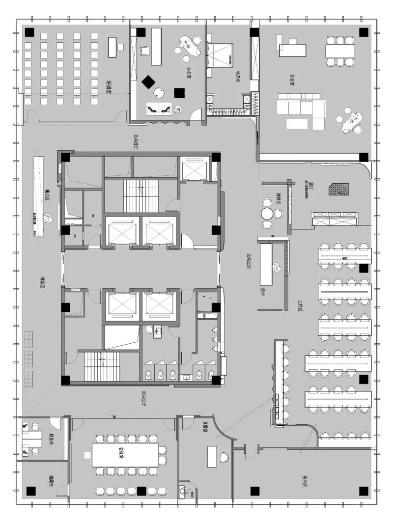 無一内建筑 × 办公空间:所有物件都是时间线上的一瞬