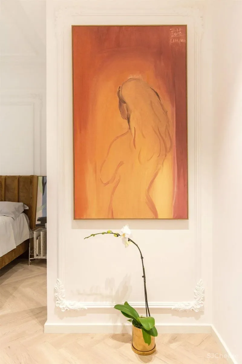 深圳夫妇买下143㎡,两户型打通 厨房合并,勾勒优雅“法式风情”!