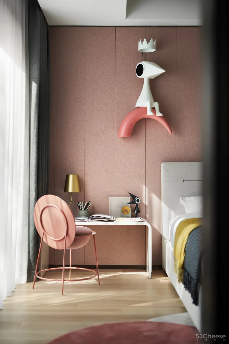 LESTYLE 乐尚设计:254㎡艺术住宅,家的鎏金光影!