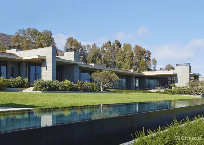 Scott Mitchell Studio-裸露混凝土超级豪宅设计•奢华与克制的完美平衡!