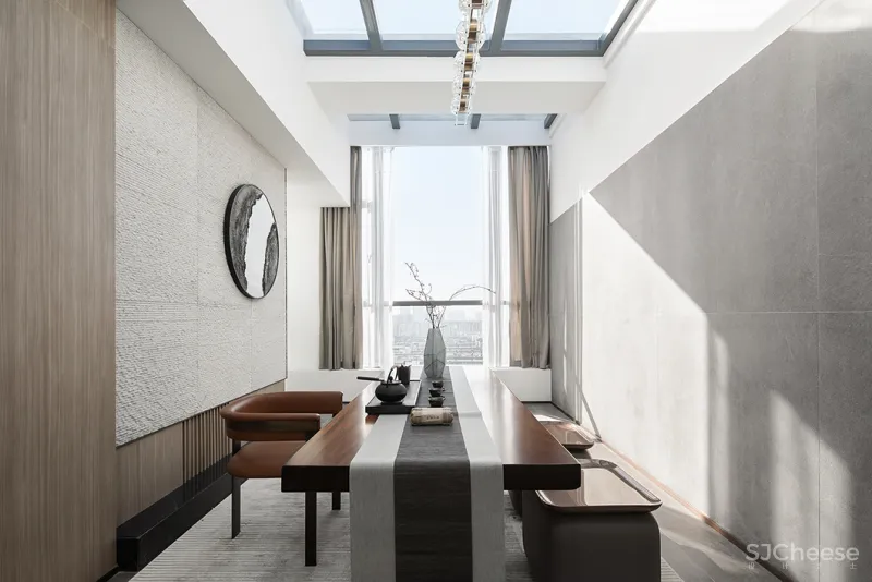 王五平:280㎡凌江跃墅,顶层艺术!