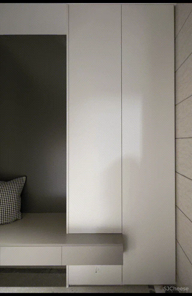 空间连通却互不干扰,全屋隐形收纳,上海190㎡大平层到底什么样?