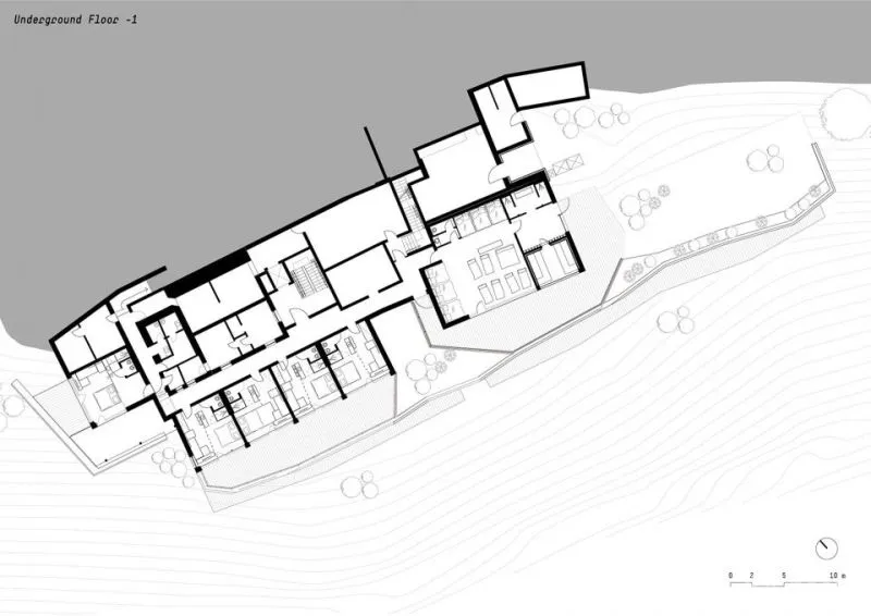 noa 新作 意大利依山而建 谷仓下的Gfell酒店