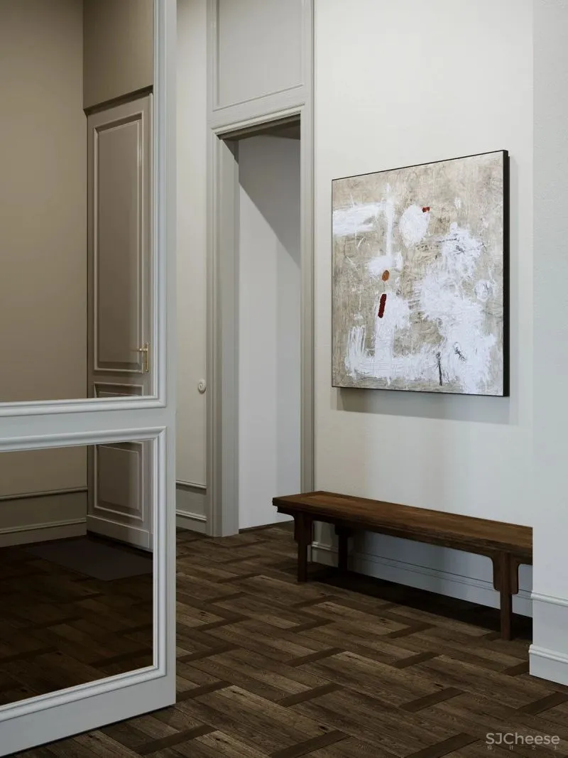 这是一间追求复古风的公寓,却恰到好处地加入了现代元素