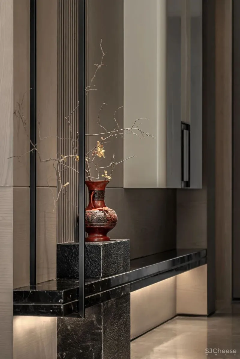 【壹新设计新作】376㎡现代中式别墅样板间——禅语•共鸣！