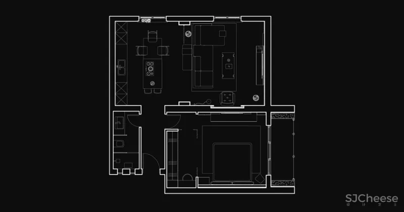 70㎡原木空间，极具自然！