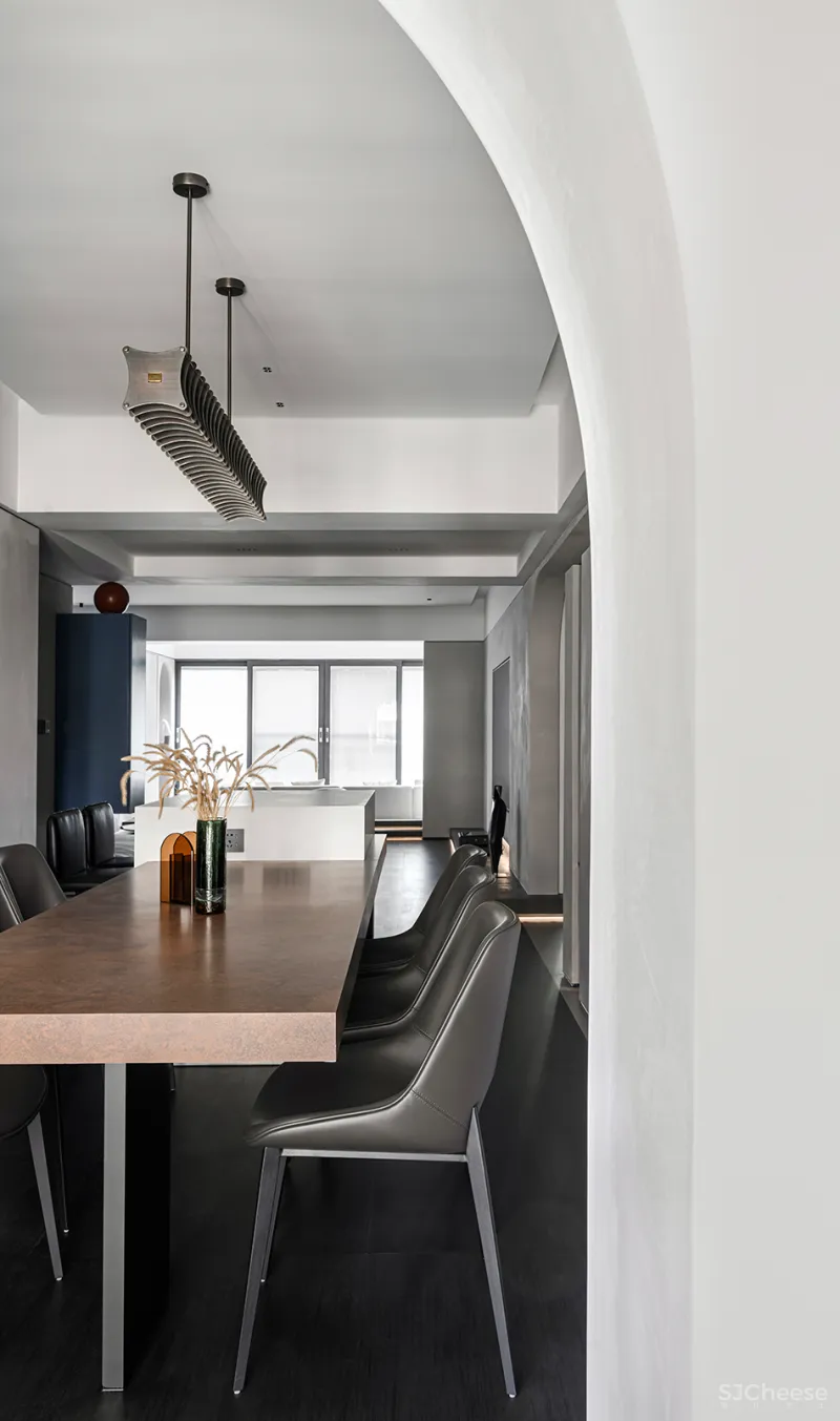 206㎡简约大平层,打破常规、简单纯粹!