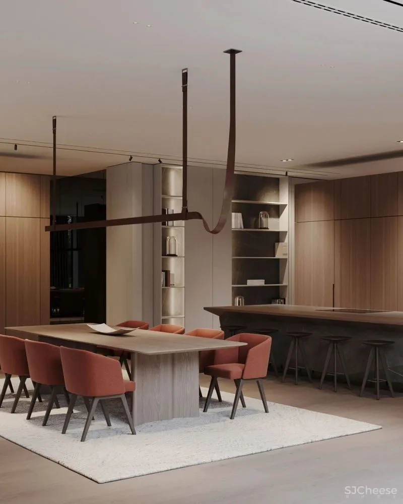 360㎡简约风豪宅,成功人士的气质!