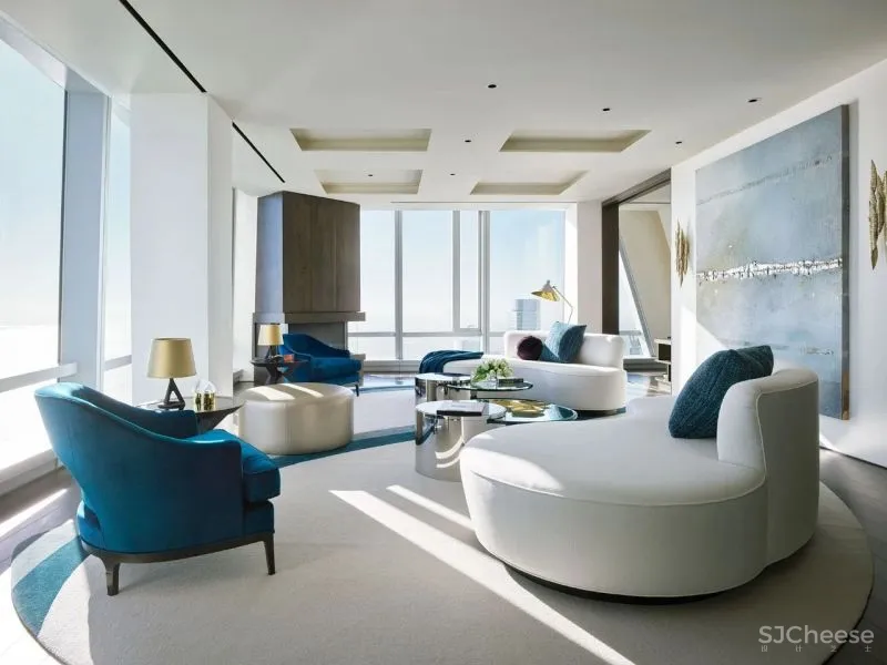 猛砸55亿打造的豪华公寓楼,内饰比别墅还奢华!