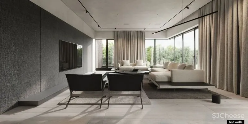 155㎡俄罗斯极简设计,沉静的艺术!