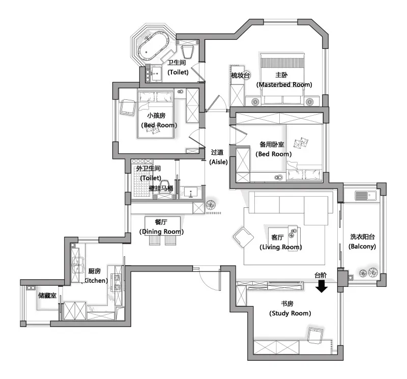 130㎡纯白居所，温度正好的理性极简