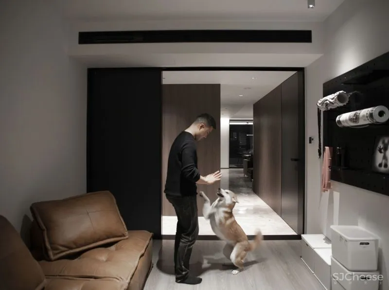 空间连通却互不干扰,全屋隐形收纳,上海190㎡大平层到底什么样?