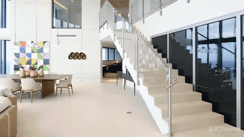 保时捷1000多平海景房，一家三口住，太奢侈了！