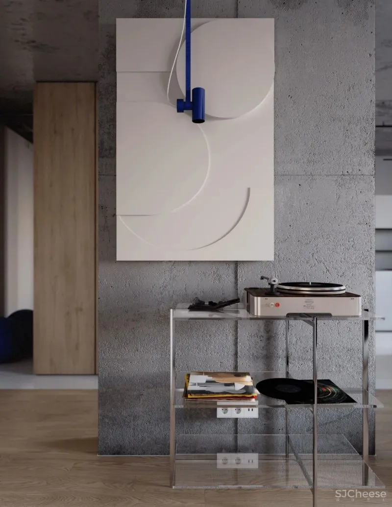 蓝灰色轻工业风，鲜活又沉稳！