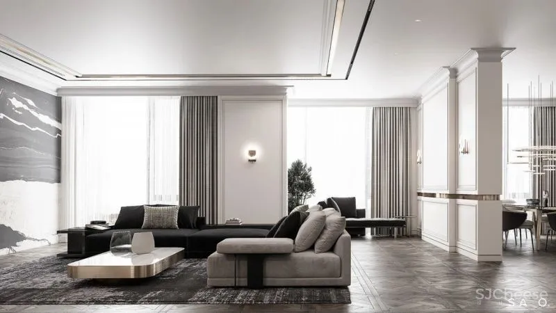 SAO Studio 轻奢大平层,高贵生活!