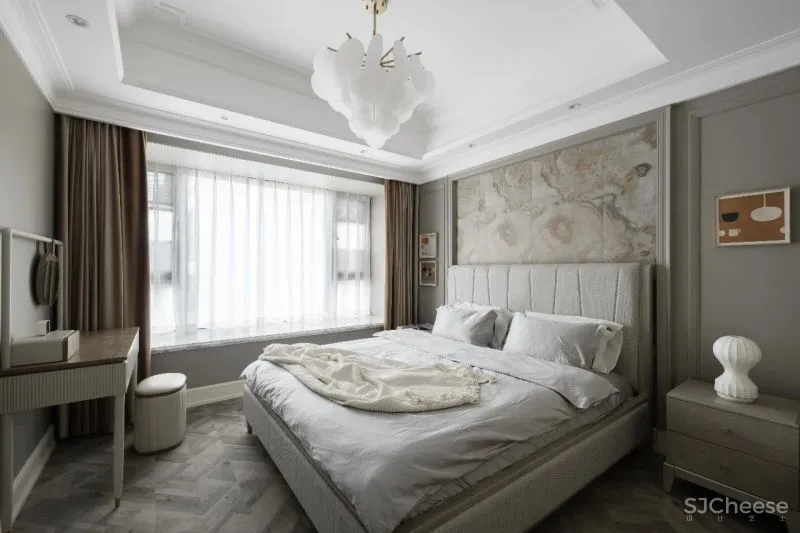 去浓郁、去奢华的140㎡随性法式复古风,艺术极了!