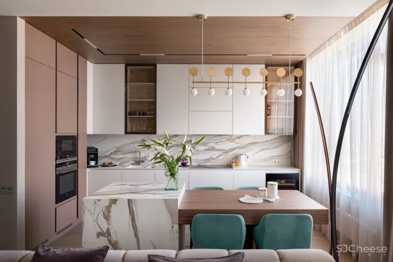 将并不算宽敞的公共区域塞的满满当当,没想到还如此好看!