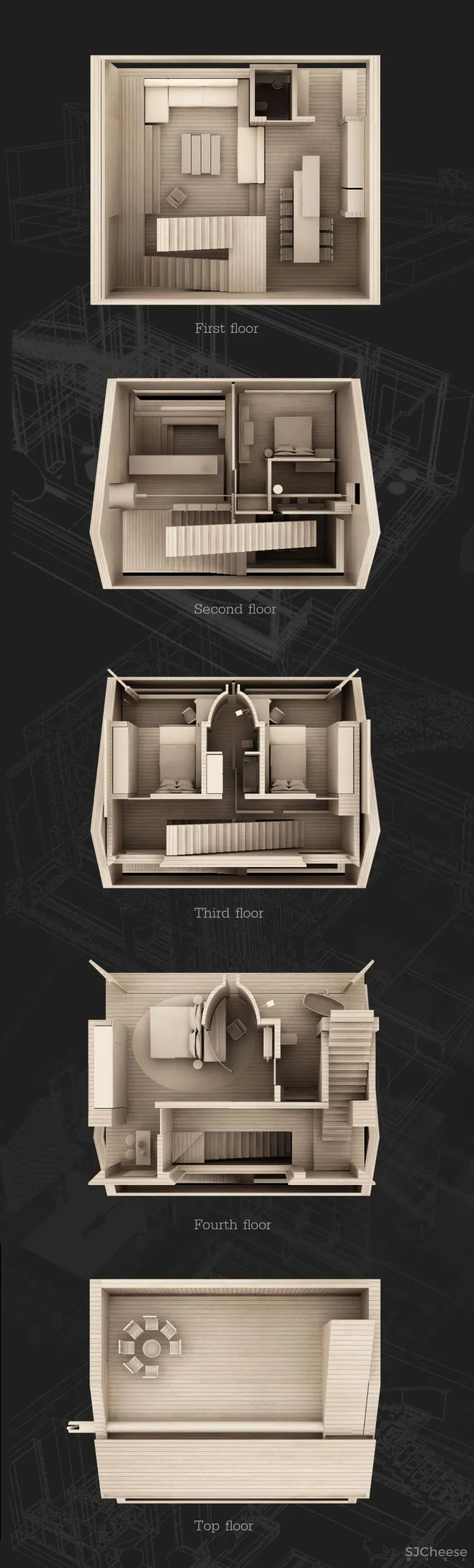 中古榫卯与现代空间的结合