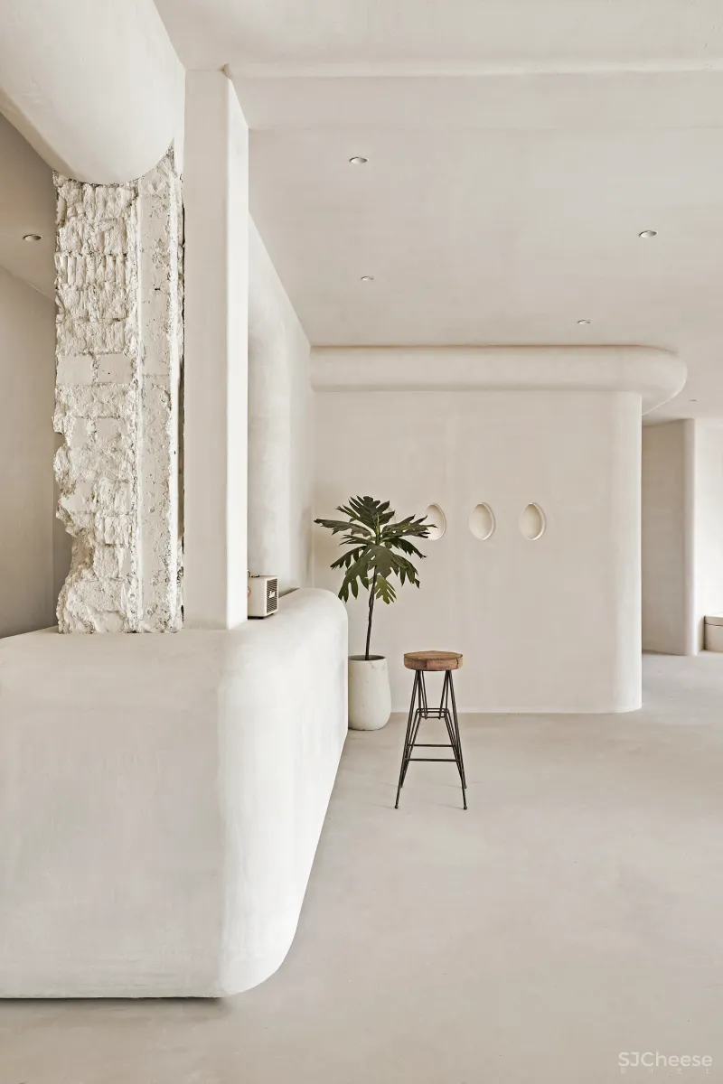 也间设计 × 摄影空间:空间中的白月光