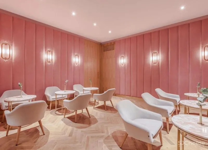 浪漫有趣，轻奢粉色系商业空间