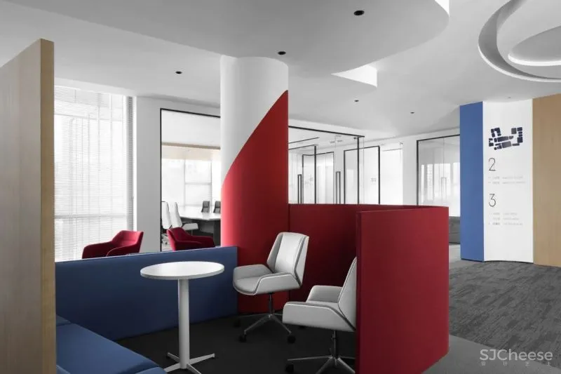 知白设计 × 智见未来办公空间:趣味分割