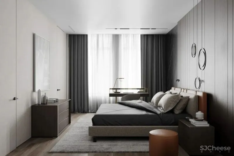 180㎡撞色高级灰住宅，质感十足!