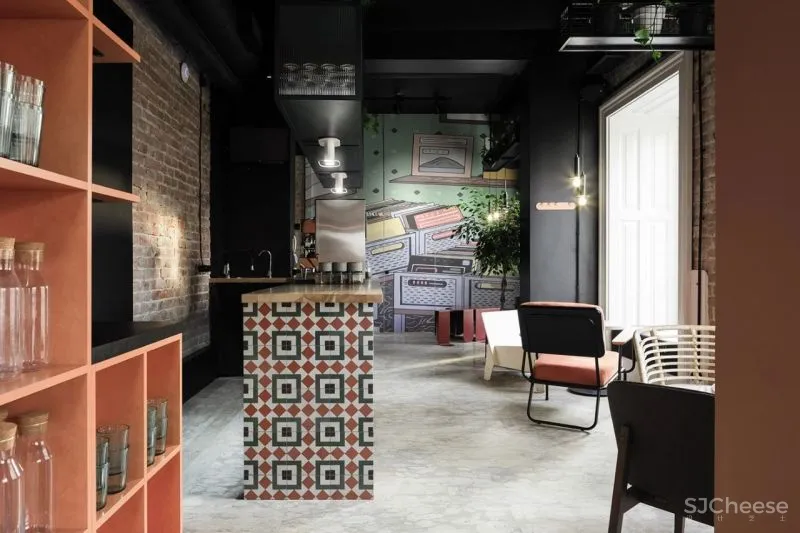 IRA LYSIUK 90㎡咖啡厅设计,现代与历史的交织